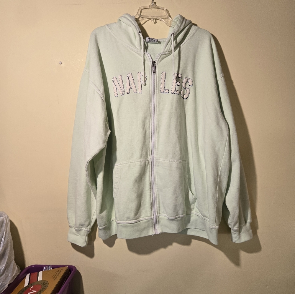 Women's Avalon Apparel Zip Up Hoodie.